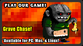 Play our new retro Halloween horror game, Grave Chase! Now available on Steam for PC, Mac, & Linux!